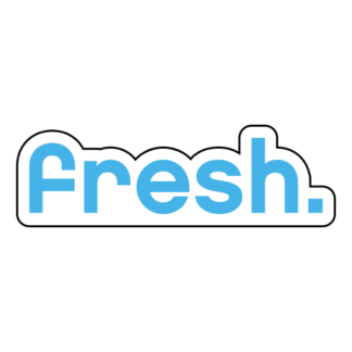 Fresh Sticker (Baby Blue)